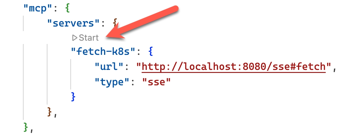 VS Code MCP settings